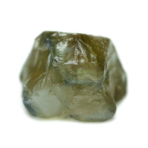 4.89ct Certified Natural Olive Green Sapphire