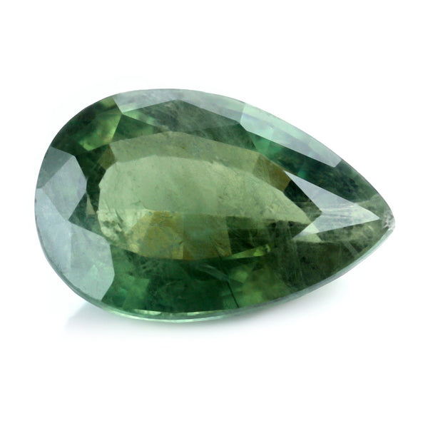 1.51ct Certified Natural Green Sapphire