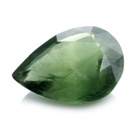 1.55ct Certified Natural Green Sapphire