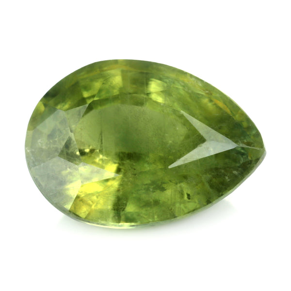 2.12ct Certified Natural Green Sapphire