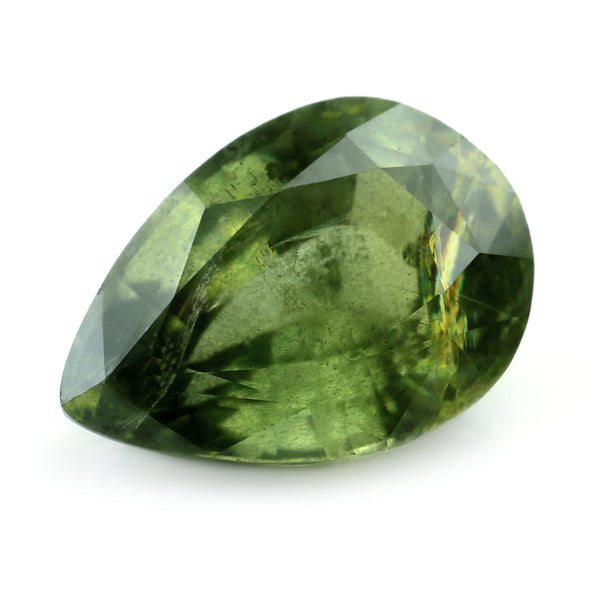 1.39ct Certified Natural Green Sapphire