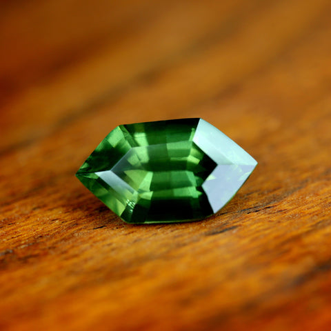 2.60ct Certified Natural Green Sapphire