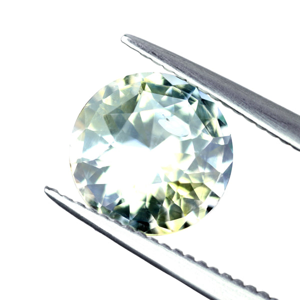 1.63ct Certified Natural White Sapphire