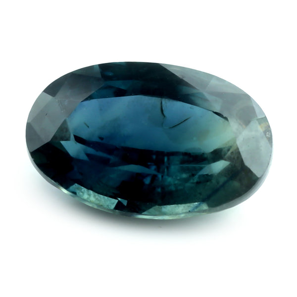 0.95ct Certified Natural Teal Sapphire
