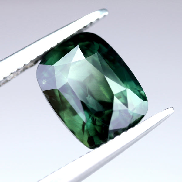 3.17ct Certified Natural Green Sapphire