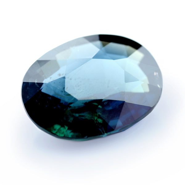 2.24ct Certified Natural Teal Sapphire