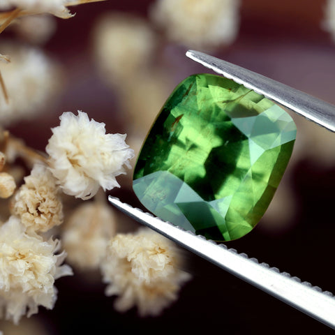 1.90ct Certified Natural Green Sapphire