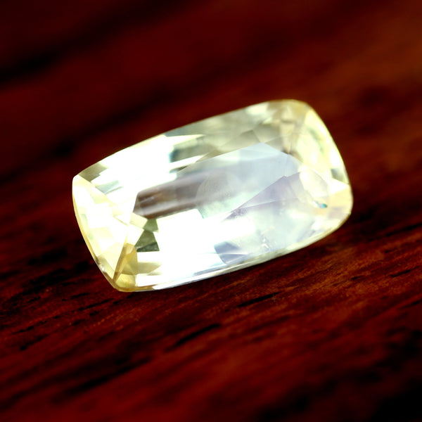 1.52ct Certified Natural Yellow Sapphire