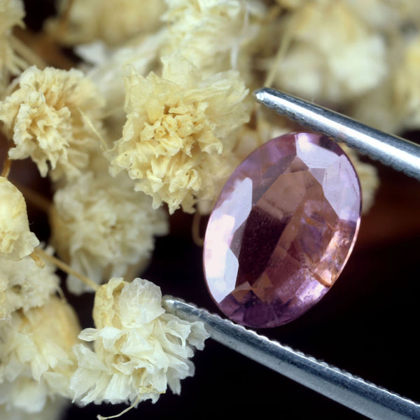1.01ct Certified Natural Peach Sapphire
