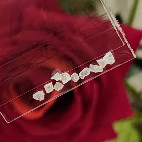 1-2mm Certified Natural White Sapphire Parcel