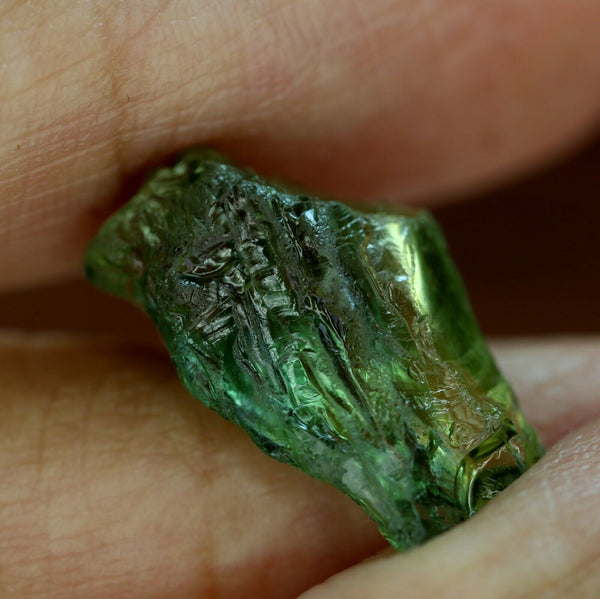 8.23cts Certified Natural Green Sapphire