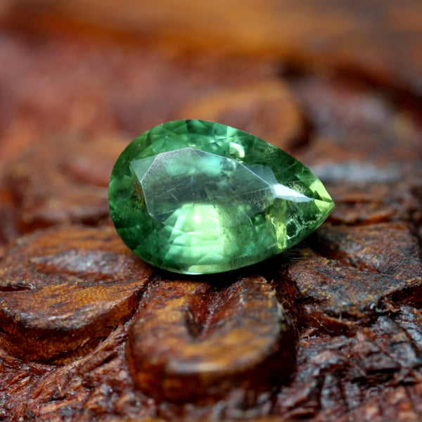 1.86ct Certified Natural Green Sapphire