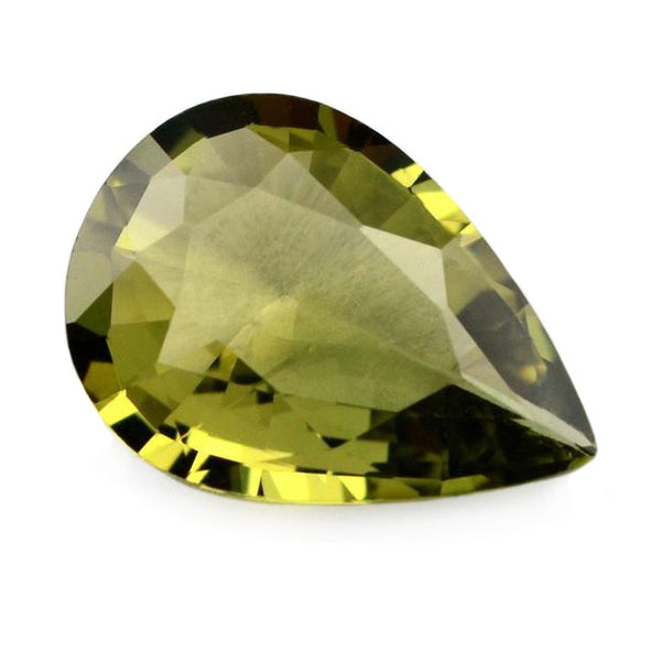 0.97 ct Certified Natural Green Sapphire