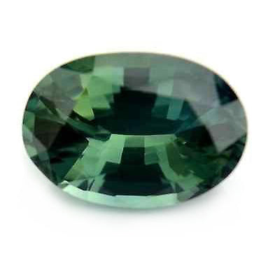 1.21ct Certified Natural Green Sapphire