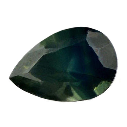 0.85ct Certified Natural Green Sapphire