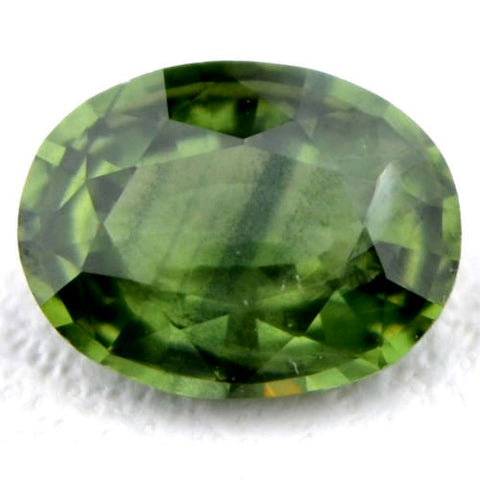 0.52ct Certified Natural Green Sapphire