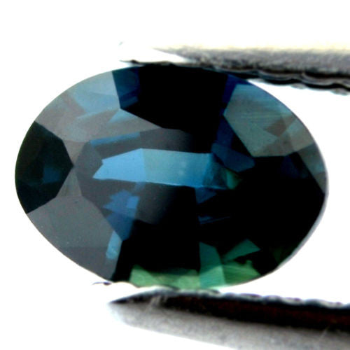 Certified Natural 0.72ct Teal Sapphire vs Clarity Oval Shape Madagascar Gem - sapphirebazaar - 1