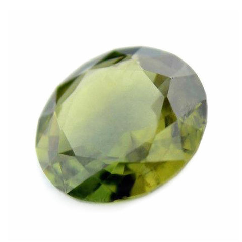 0.77ct Certified Natural Green Sapphire