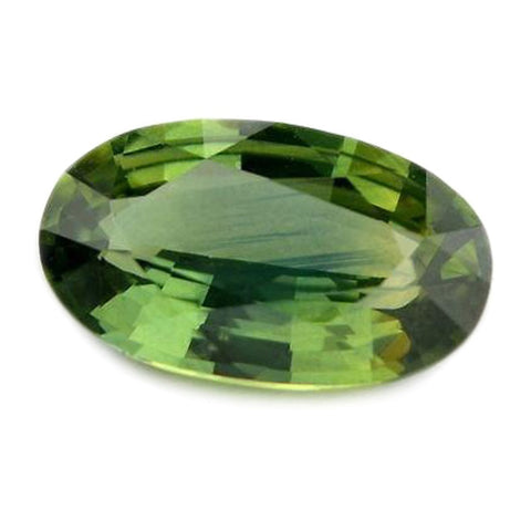 0.72ct Certified Natural Green Sapphire