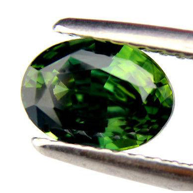 0.95ct Certified Natural Green Sapphire