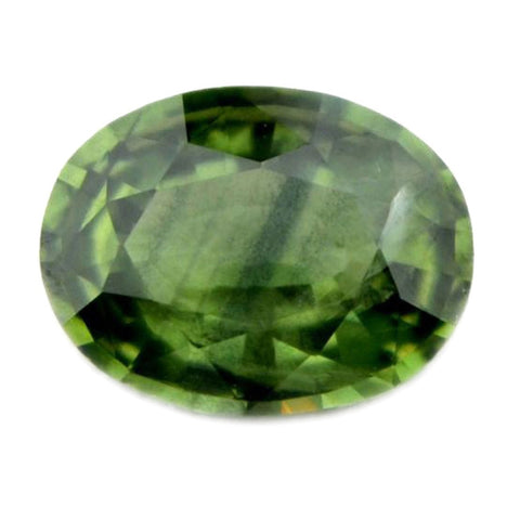 0.51ct Certified Natural Green Sapphire