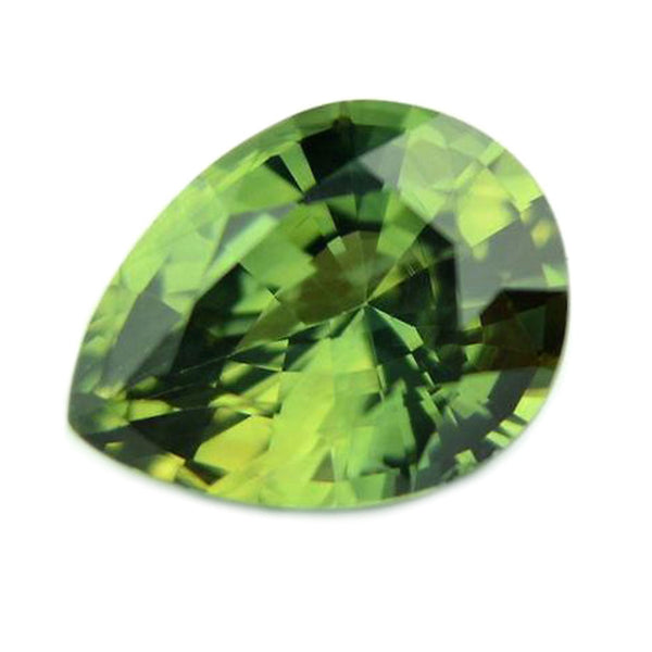 1.00ct Certified Natural Green Sapphire