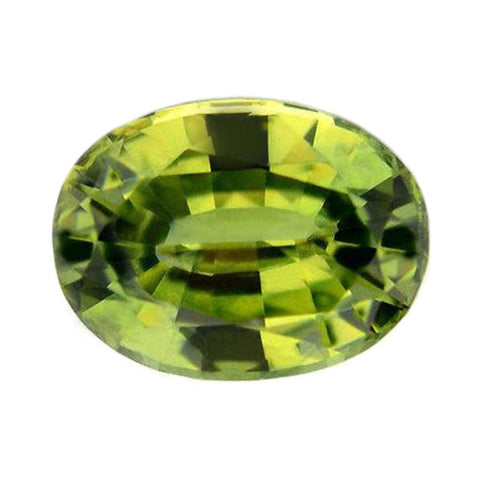 0.90ct Certified Natural Green Sapphire
