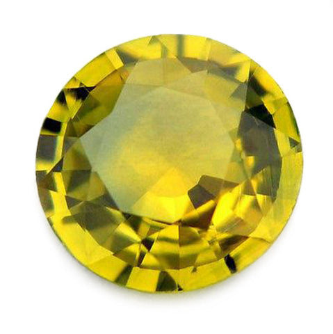 0.53ct Certified Natural Yellow Sapphire