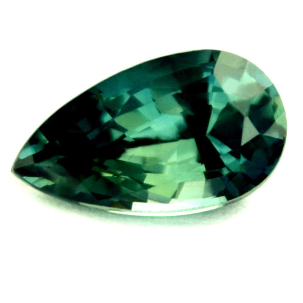 Certified Natural 1.10ct Teal Sapphire VVS Clarity - sapphirebazaar - 1