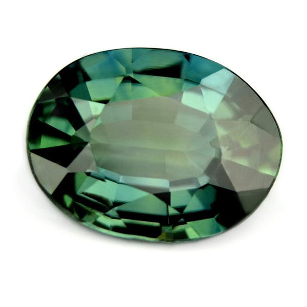 1.63ct Certified Natural Teal Sapphire