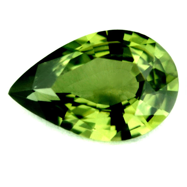 0.97 ct Certified Natural Green Sapphire - sapphirebazaar - 1