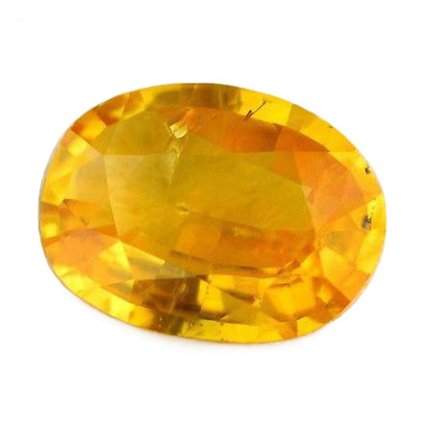 0.84ct Certified Natural Yellow Sapphire