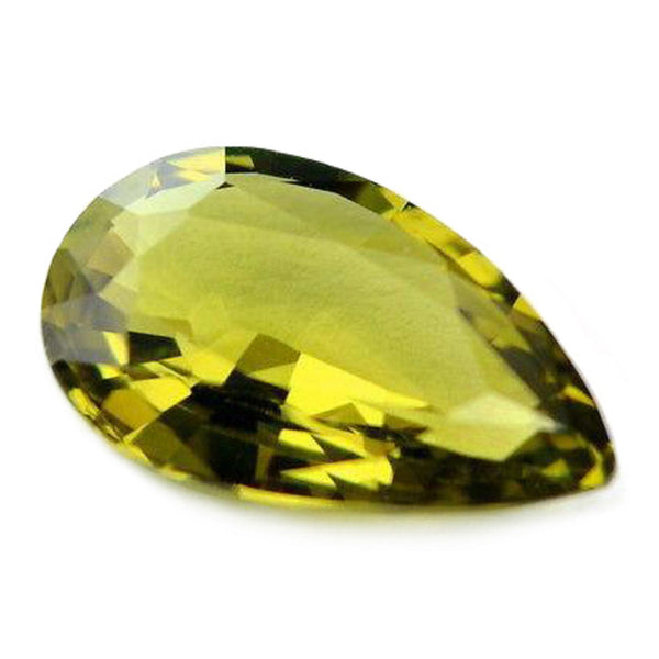 0.88ct Certified Natural Yellow Sapphire
