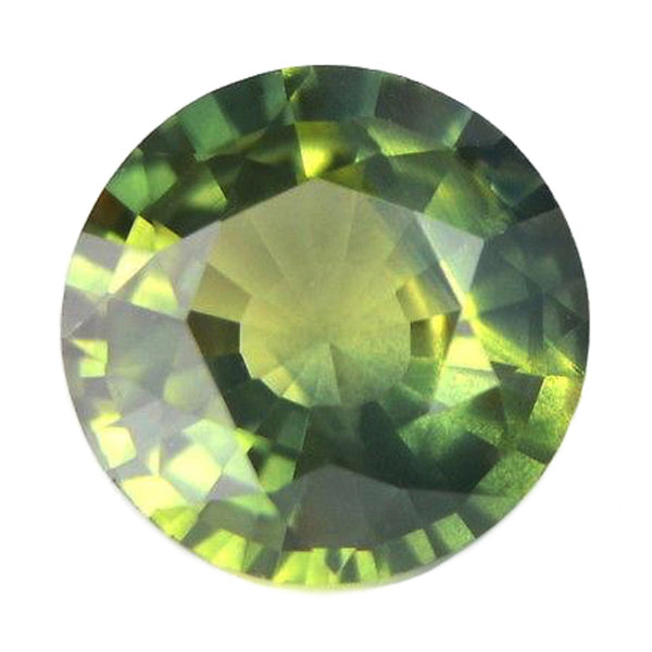 0.78ct Certified Natural Unheated Green Sapphire
