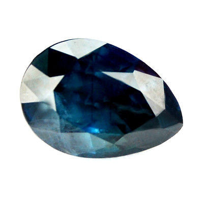 Certified Natural 1.84ct Blue Pear Shape Sapphire Madagascar Gemstone - sapphirebazaar - 1