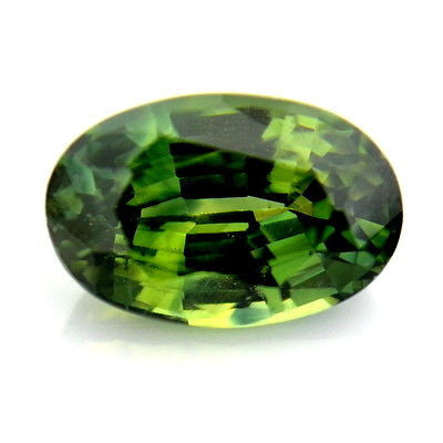 0.72ct Certified Natural Green Sapphire - sapphirebazaar - 1
