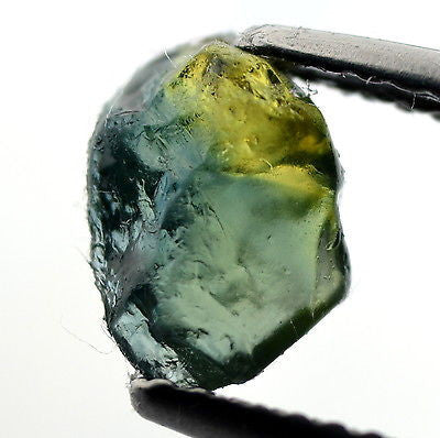 Certified Natural Unheated 1.55ct Facet Quality Rough Sapphire Blue Yellow vvs Clarity Madagascar Gem - sapphirebazaar - 1