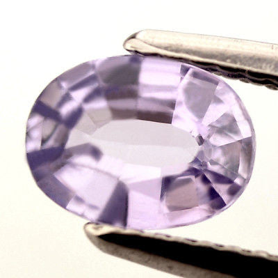 Wonderful Certified Natural Untreated Sapphire One ct Unheated Oval Lavender Vvs Clarity Madagascar Gem - sapphirebazaar - 1