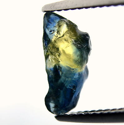 Certified Natural Unheated 1.82ct Facet Quality Rough Sapphire Blue Yellow Si Clarity - sapphirebazaar - 1