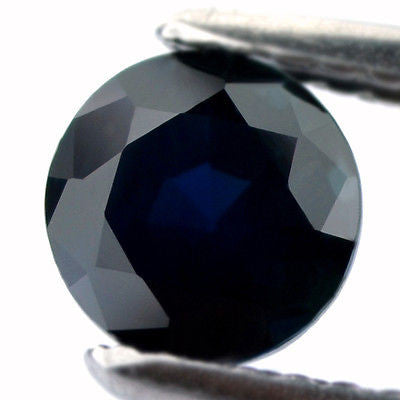 5.55 mm Certified Natural Blue Sapphire - sapphirebazaar - 1