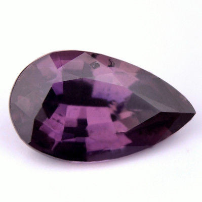 Certified Natural Unheated Purple Sapphire Si Clarity 1.26ct Pear Shape Madagascar Gem - sapphirebazaar - 1