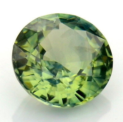 Certified 5.36mm Natural Unheated Untreated Round Green Sapphire vs Clarity Madagascar Gem - sapphirebazaar - 1