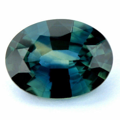 █ 50%OFF█SUPERB CERTIFIED NATURAL 1.23ct GREEN / BLUE SAPPHIRE OVAL VVS GEM - sapphirebazaar - 1