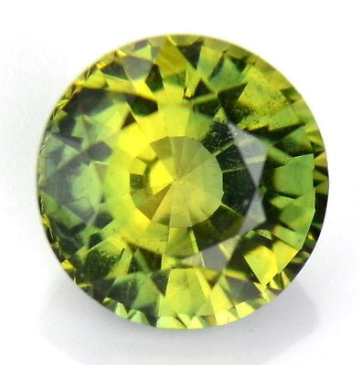 Five mm Round Certified Natural Unheated Green Yellow Untreated Sapphire Vs  Bicolor Madagascar Gem - sapphirebazaar - 1