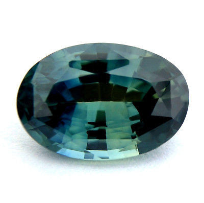 1.33ct Certified Natural Unheated Oval Teal Sapphire Untreated Vs Clarity Madagascar Gem - sapphirebazaar - 1