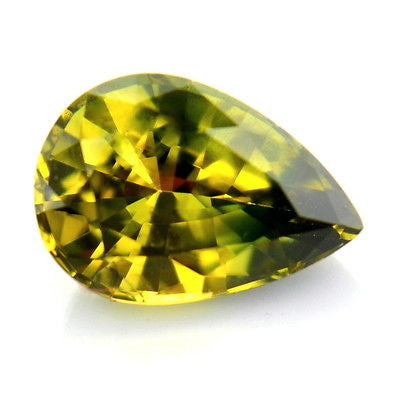 0.68ct Certified Natural Unheated Yellow Sapphire Pear Shape Untreated vvs Clarity Madagascar Gem - sapphirebazaar - 2