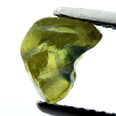 Certified Natural Unheated 1.75ct Facet Quality Rough Sapphire Green Madagascar SI Clarity Gemstone - sapphirebazaar - 1