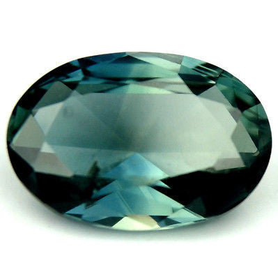 Certified Natural Teal Color Sapphire Oval Rose Cut 0.83ct vs Clarity Madagascar - sapphirebazaar - 1