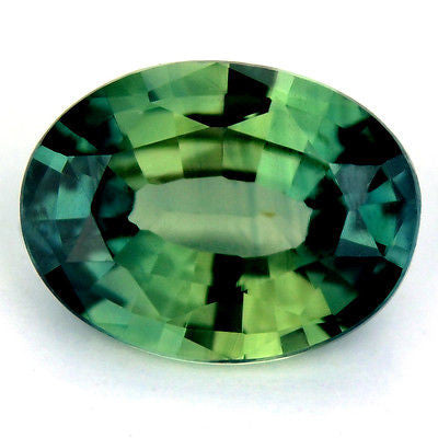 Certified Natural 1.05ct Teal Sapphire Oval Shape Vs Clarity Madagascar Gemstone - sapphirebazaar - 1