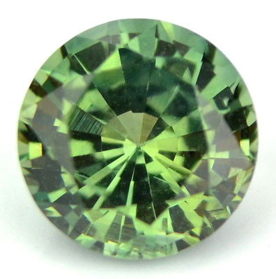 5.69 mm Certified Natural Green Sapphire - sapphirebazaar - 1